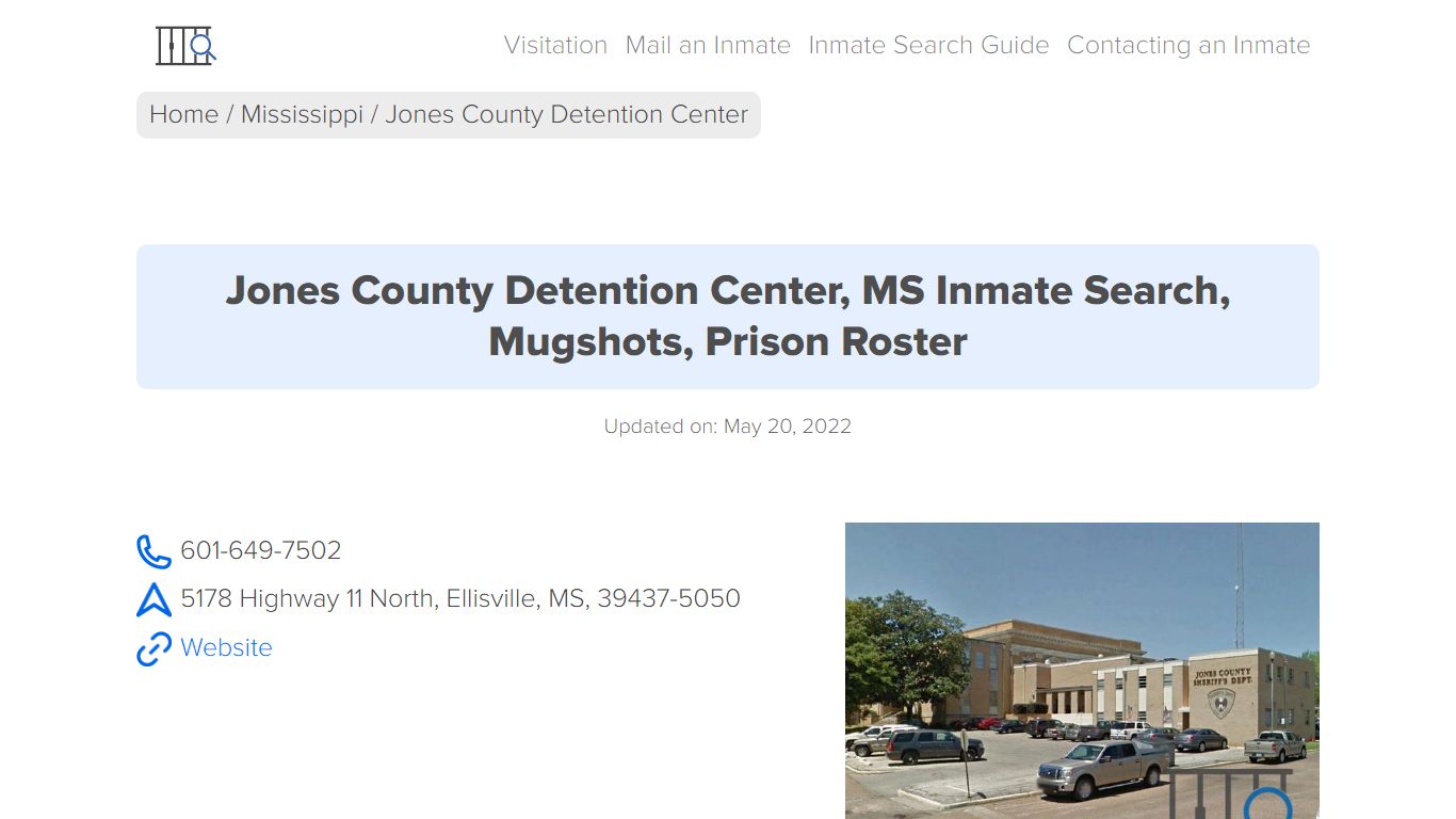 Jones County Detention Center, MS Inmate Search, Mugshots ...